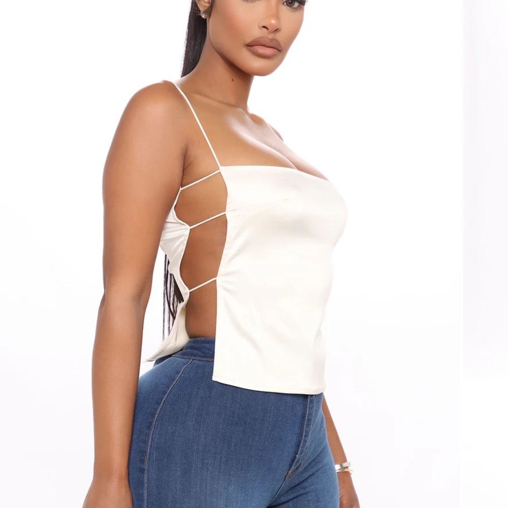 Love Of Mine Satin Cami - Ivory